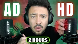 2 Hours of Binaural ADHD ASMR β‘οΈ Unpredictable LEFT-to-RIGHT Triggers on NEW STEREO MICS!