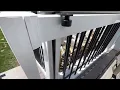 Sliding Wolf Deck Gate Custom Made by John Mederios