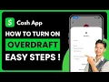How to Turn On Overdraft on Cash App