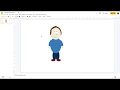 Drawing a simple cartoon character in Google Slides