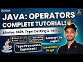 Java Operators Complete Tutorial Bitwise Shift Type Casting Ternary Operator By Sudhir Sir