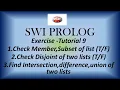 Prolog Tutorial - 9 Solutions to exercises on Logic Programming and Prolog Logic programming