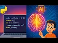 Python Tutorial Working with Lists Its Relation to AI