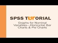 SPSS Tutorial Graphs for nominal variables--Horizontal bar charts and pie charts