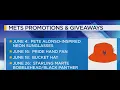 PIX11 Weather Day at Citi Field Mets promo items