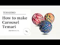 Download Lagu How to make Carousel Temari【回転木馬てまり】/English \u0026日本語