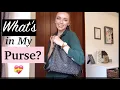 What s in My Purse 2018 NEW Coach Bag Review