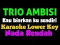 Download Lagu Trio Ambisi Kau Biarkan Ku Sendiri Karaoke Nada Rendah