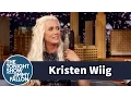 Jimmy Interviews Khaleesi from Game of Thrones Kristen Wiig