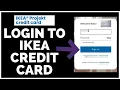 How to Login to IKEA Credit Card Account