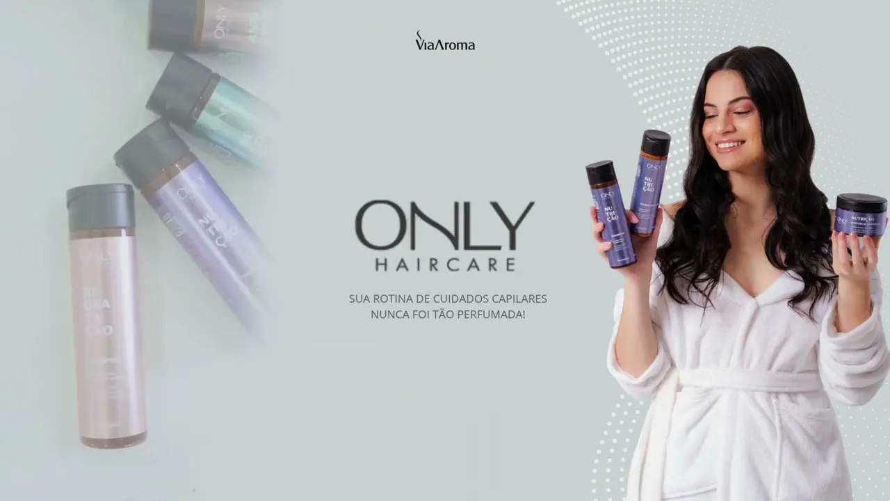 Vídeo do produto Shampoo Antifrizz Only Haircare Via Aroma - 250ml