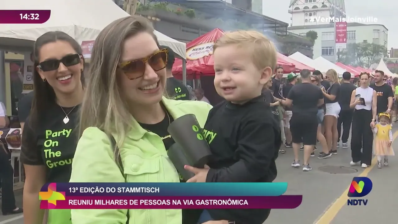 13ª edição do Stammtisch reuniu milhares de pessoas na Via Gastronômica