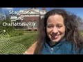 Staunton and Charlottesville VA