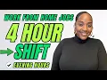 EVENING 4 Hour Short Shift More Part Time Work From Home Jobs 2026