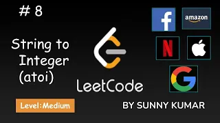 String to Integer atoi Strings Maths 8 LeetCode Day 14