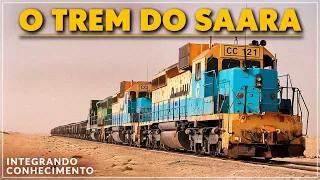 Esse trem de 2,5 km atravessa o deserto do Saara