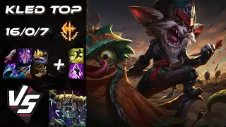 TOP Kled vs Nasus - NA Grandmaster Patch 25 S2 5
