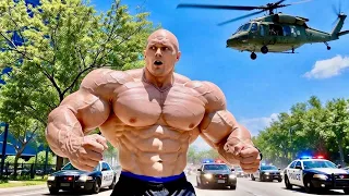 Police Tried to Stop a GIANT BODYBUILDER!