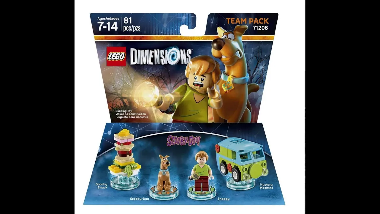 LEGO Dimensions Scooby Doo Team Pack Review! All 3 Builds! Set 71206