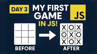 Day 3 - Tic Tac Toe Game in JavaScript 100 Days Coding Challenge Student Project