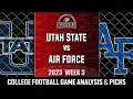 Utah State vs Air Force Picks Prediction Against the Spread 2023 College Football Analysis