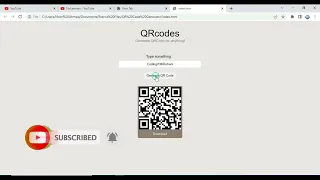 QRCode Generator in JavaScript easy way to Make QRCode Generator in Javascript CodingWithRohani