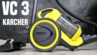 Karcher VC 3 Bagless Vacuum - Multi Cyclone Vacuum Cleaner Unboxing Testing