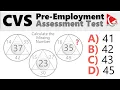 How to Pass CVS PRE-EMPLOYMENT ASSESSMENT TEST - Questions and Answers with Solutions