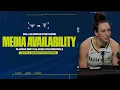 Alanna Smith Arike Ogunbowale Media Availability at Golden State Valkyries 8 17 26