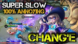 Download Super Slow Chang'e 100% Annoying!! | Painful Meteor Shower | Lunar Magic | Chang'e Gameplay | MLBB MP3