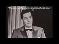 Thank You America - Desi Arnaz Toast Of The Town Oct 1954