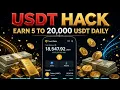 USDT Hack Earn 5 to 20 000 USDT Daily with This Telegram Bot Fill Your Trust Wallet