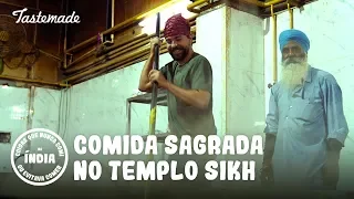 COMIDA SAGRADA NO TEMPLO SIKH | Coisas que Nunca Comi na Índia