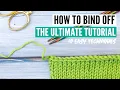 How to bind off - 10 different techniques from easy to super stretchy tips tricks