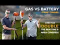 Gas vs Battery String Trimmers Is 1 Battery really equal to 1 tank of gas