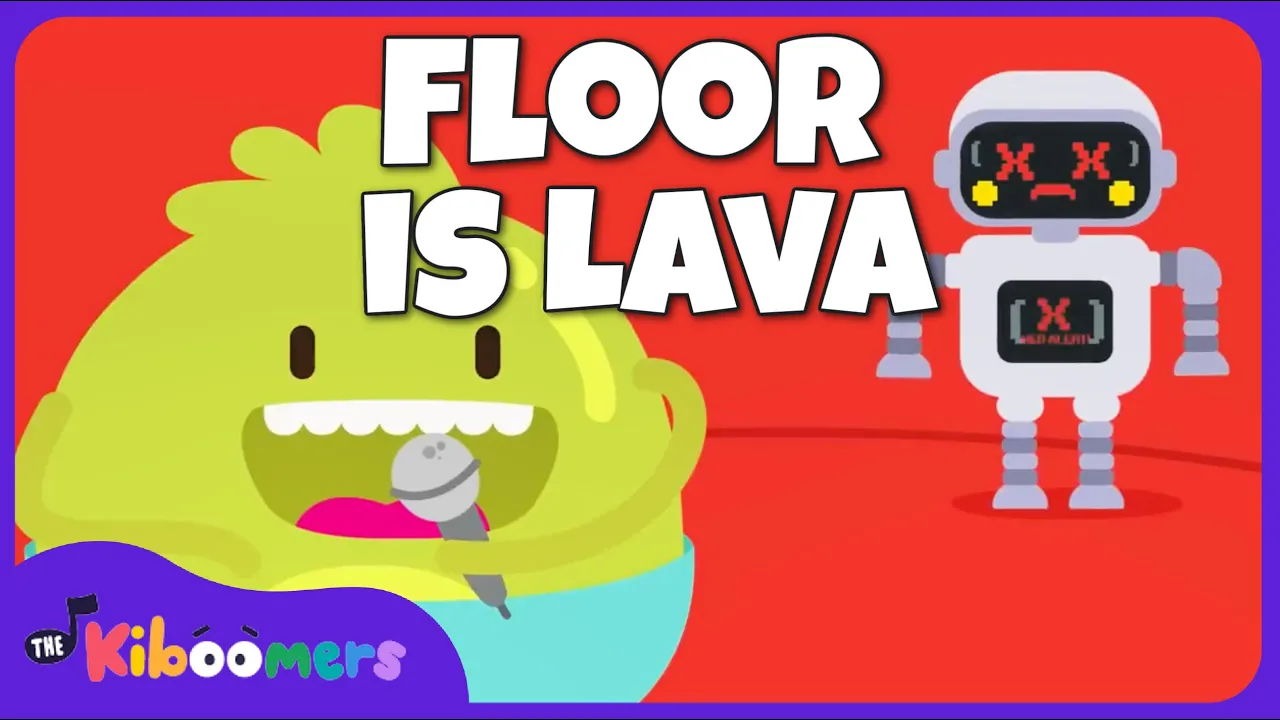 Floor Is Lava Song - THE KIBOOMERS Preschool Songs - Freeze Dance