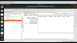 How to remove duplicates from collection using Set in Java