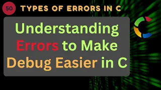 ALL types of errors in C from compile-time to runtime practically explain Bugs