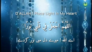 DUA E NOOR Beautiful Voice Shaykh Mishary Alfasy English Urdu Subtitles 