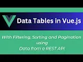Vue js and Vuetify Data Table with Paging Sorting Pagination