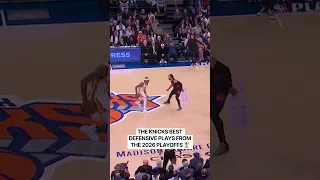 The Knicks were lockdown all playoffs 😤