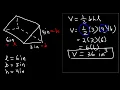 Triangular Prism Volume Surface Area Base and Lateral Area Formula Basic Geometry