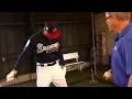 Freddie Freeman gives in depth tutorial on how to hit off a tee