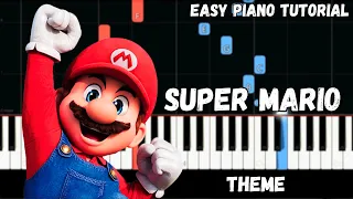 Super Mario Theme Easy Piano Tutorial