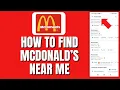 How To Find McDonald s Near Me 2024