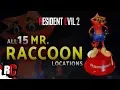 Lagu Resident Evil 2 | All MR. RACCOON Locations (Complete Vermin Exterminator)