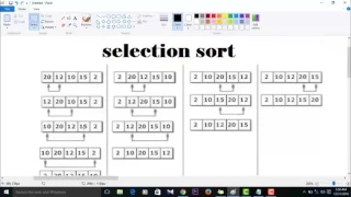 SELECTION SORT ENGLISH C LANGUAGE S SELECTION SORT EXAMPLE