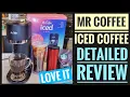 REVIEW Mr Coffee Iced Hot Single Serve Coffee Maker NEW 2021