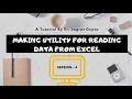 Must Watch Data Driven Framework - Making Utility for Read Data From Excel
