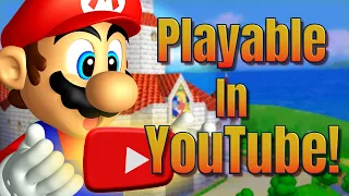 Mario 64 but it s PLAYABLE in YouTube